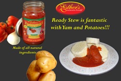 Readystew with yams and potatoes